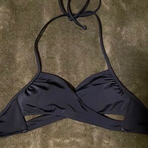 PINK Black Bikini Top - Size XS